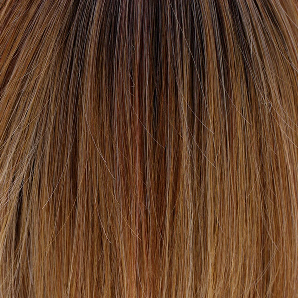 Premium Straight 14" by Belle Tress | HF Synthetic Hair Topper | Hand Tied - Image 12