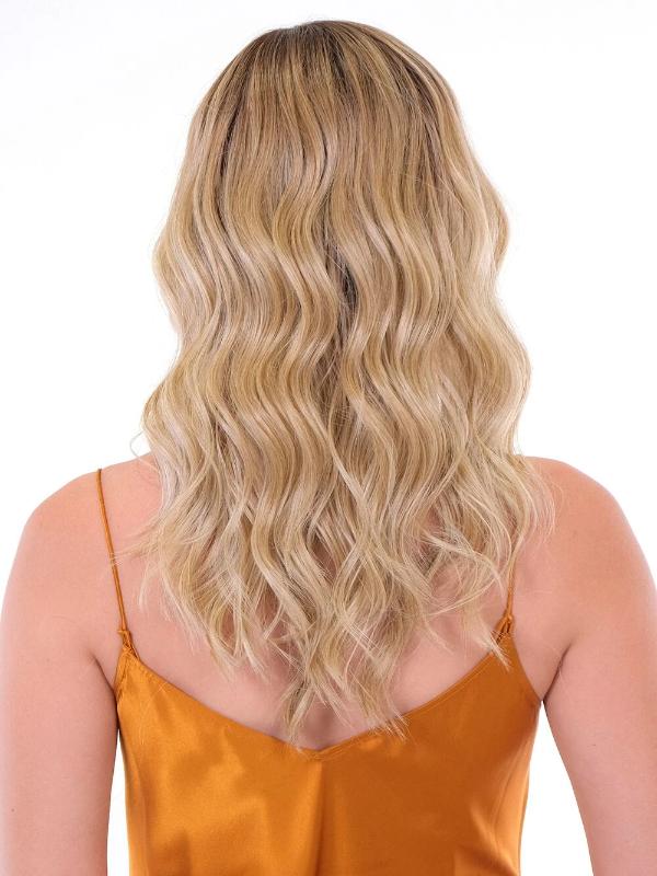 Premium Wavy 18" by Belle Tress | HF Synthetic Hair Topper | Hand Tied - Image 5