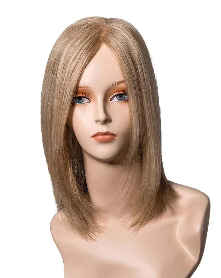 302L Lace Top Hand Tied by WigPro | Human Hair Topper | Mono Top - Image 3