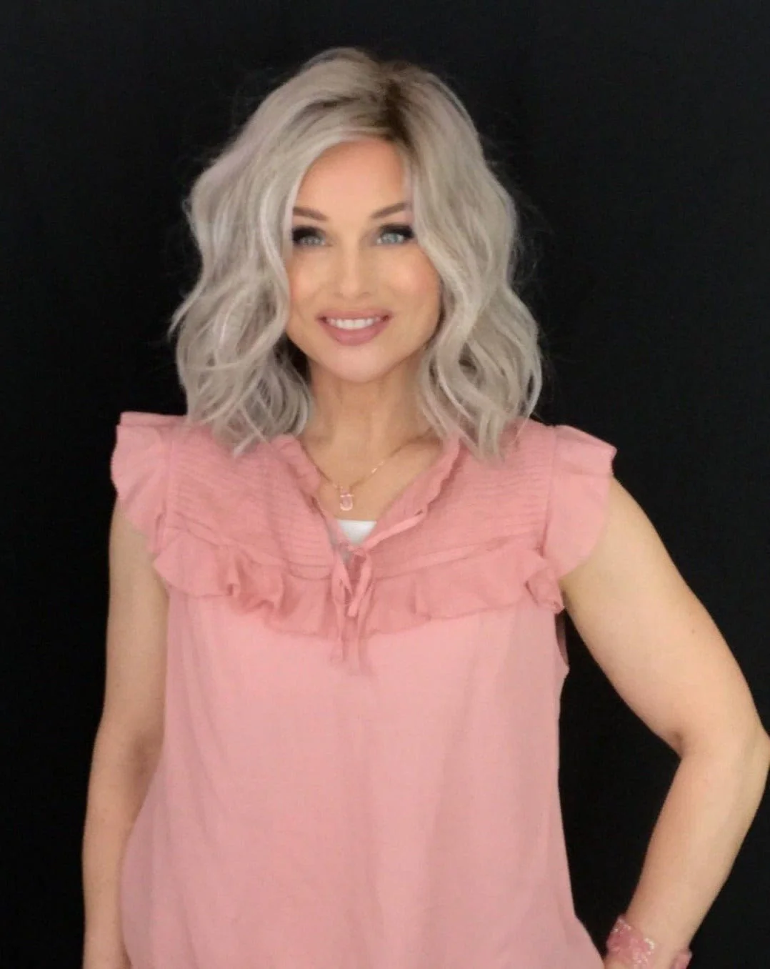 Amaretto E by Belle Tress | HF Synthetic Lace Front Wig | Mono Part - Image 11
