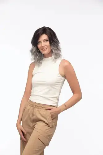 Avalon by Estetica | Synthetic Lace Front Wig | Mono Part - Image 4