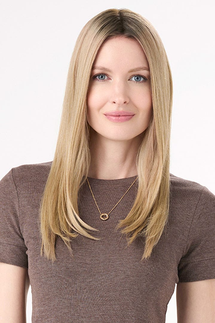 Barely There Straight 16" by Envy | HF Synthetic Hair Topper - Image 2