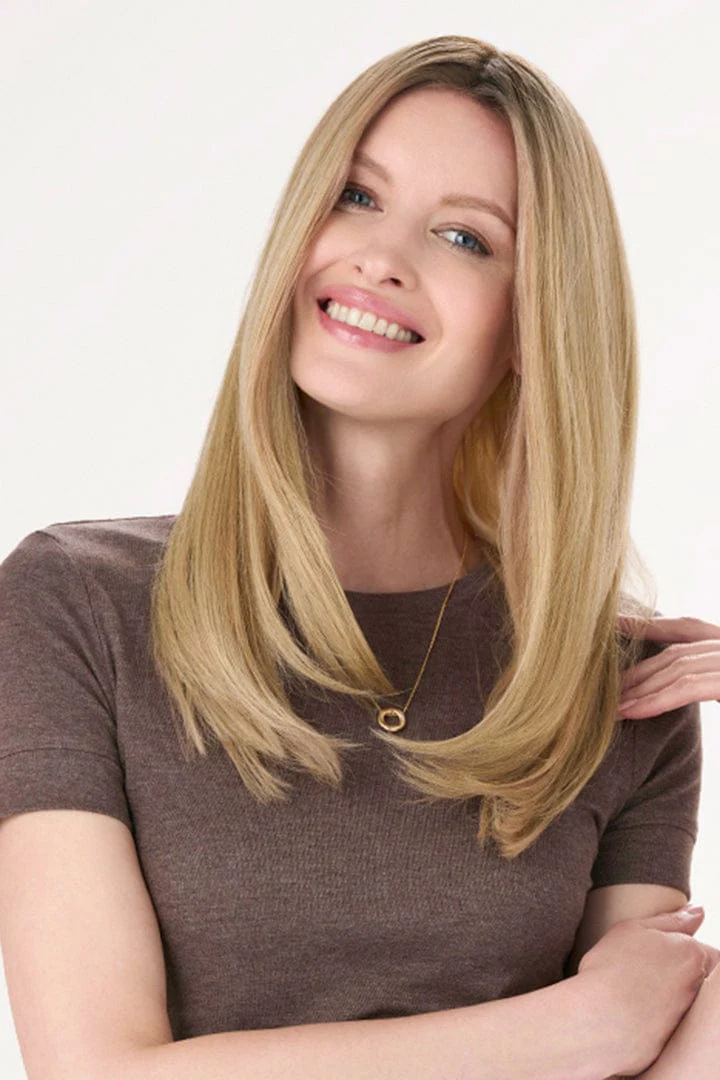 Barely There Straight 16" by Envy | HF Synthetic Hair Topper - Image 4
