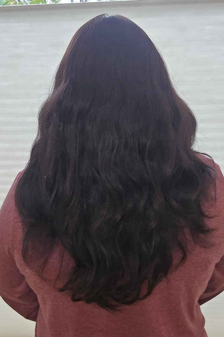 Bespoke 24" Noir by PUSH | Wavy Lace Front Remy Human Hair Wig | Hand Tied - Image 2