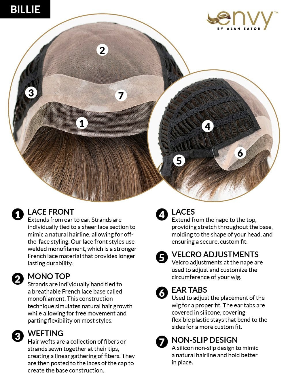 Billie by Envy | Human Hair/Heat Friendly Synthetic Blend Wig - Image 19