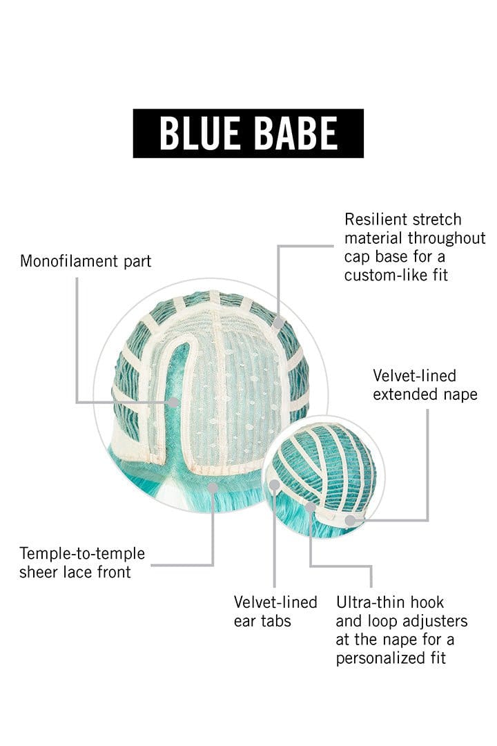 Blue Babe by Hairdo | HF Synthetic Lace Front Wig | Mono Part - Image 11