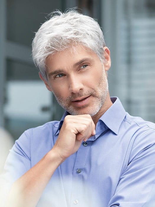 Brad by Ellen Wille | Men's Synthetic Lace Front Wig | Mono Crown - Image 3