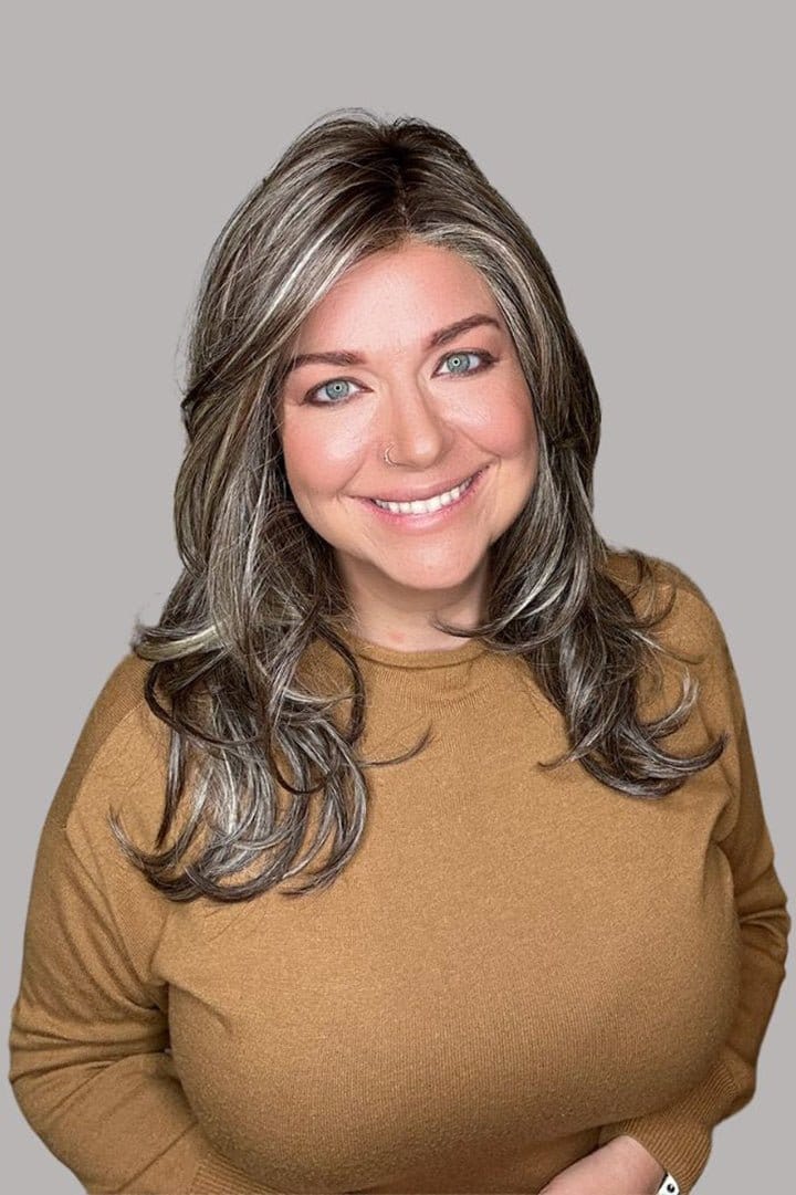 Brooklyn by Belle Tress | HF Synthetic Lace Front Wig | Mono Part - Image 6