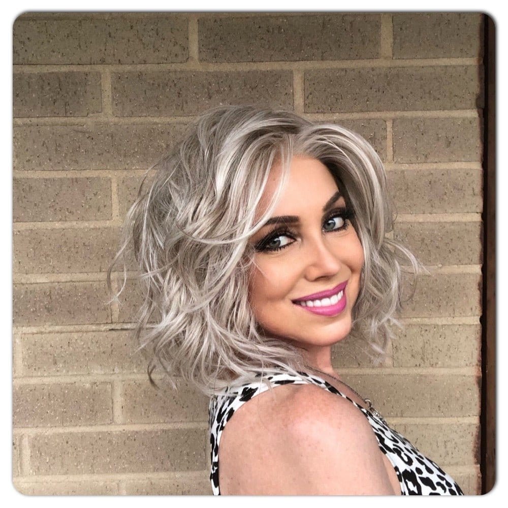 Caliente E by Belle Tress | HF Synthetic Lace Front Wig | Mono Part - Image 14