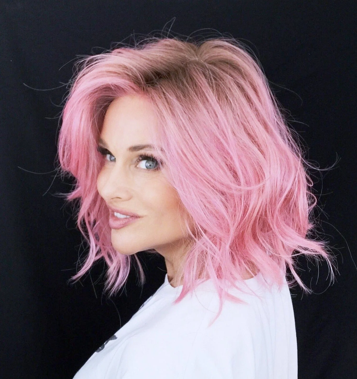 Caliente E by Belle Tress | HF Synthetic Lace Front Wig | Mono Part - Image 18