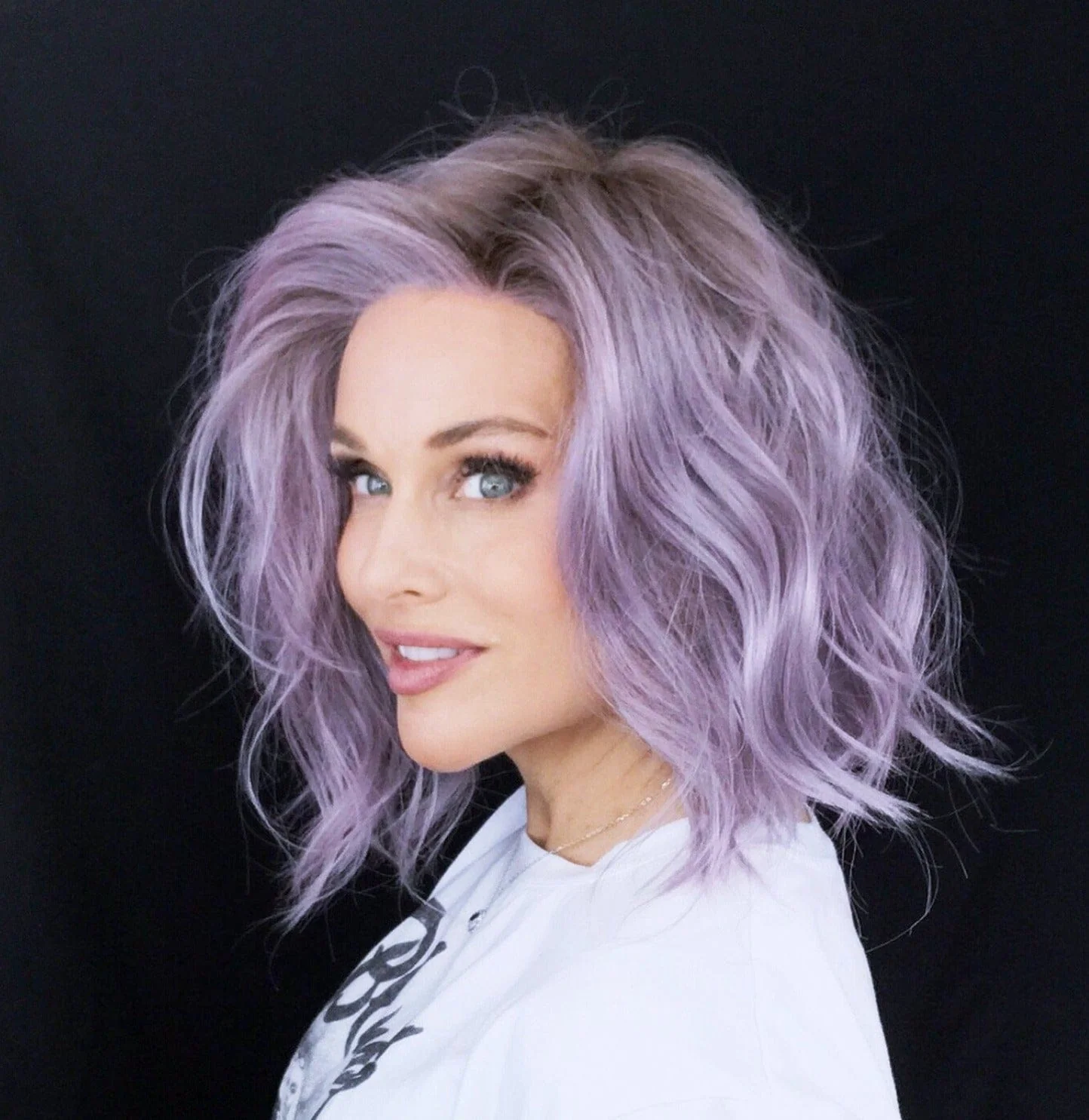 Caliente E by Belle Tress | HF Synthetic Lace Front Wig | Mono Part - Image 19