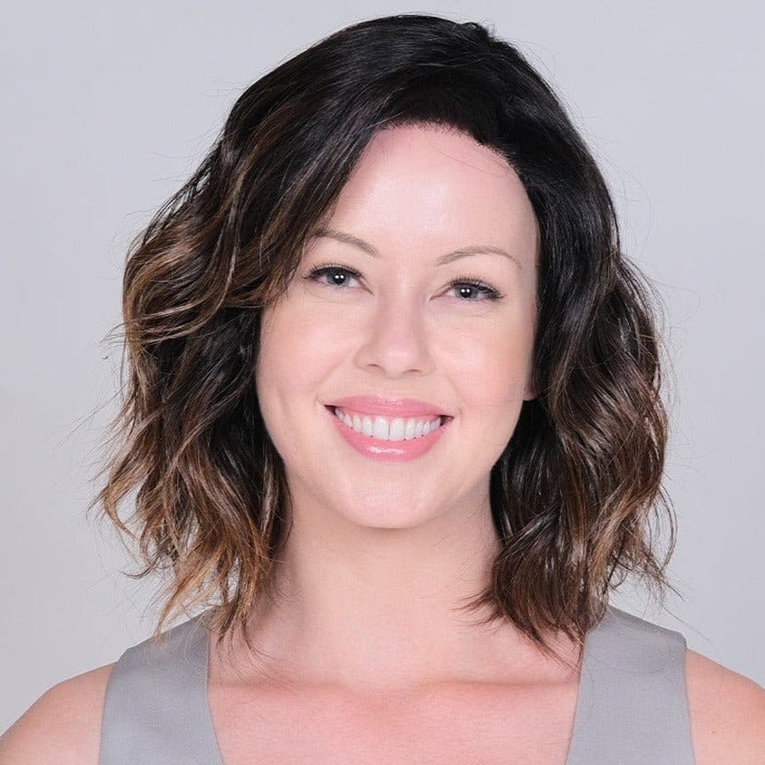 Caliente E by Belle Tress | HF Synthetic Lace Front Wig | Mono Part - Image 4
