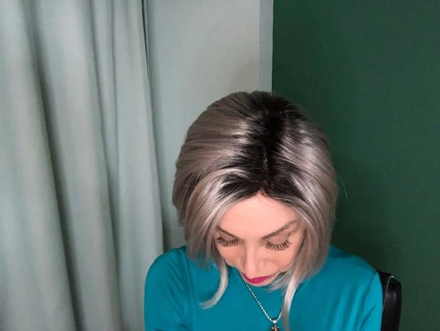 Carson by Rene of Paris | Synthetic Lace Front Wig | Mono Part - Image 13