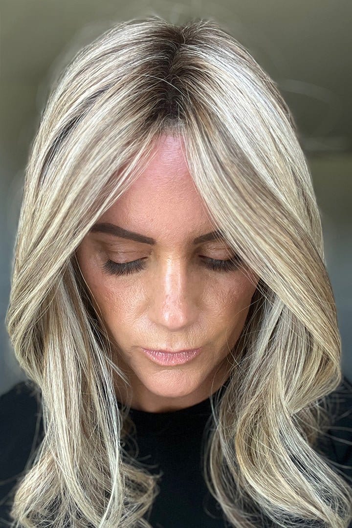 Crave the Wave by Raquel Welch | HF Synthetic Hair Topper | Mono Part - Image 9
