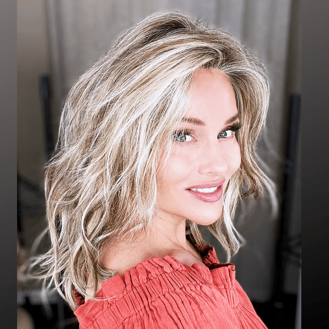 Dalgona 16" V by Belle Tress | HF Synthetic Lace Front Wig | Hand Tied - Image 4