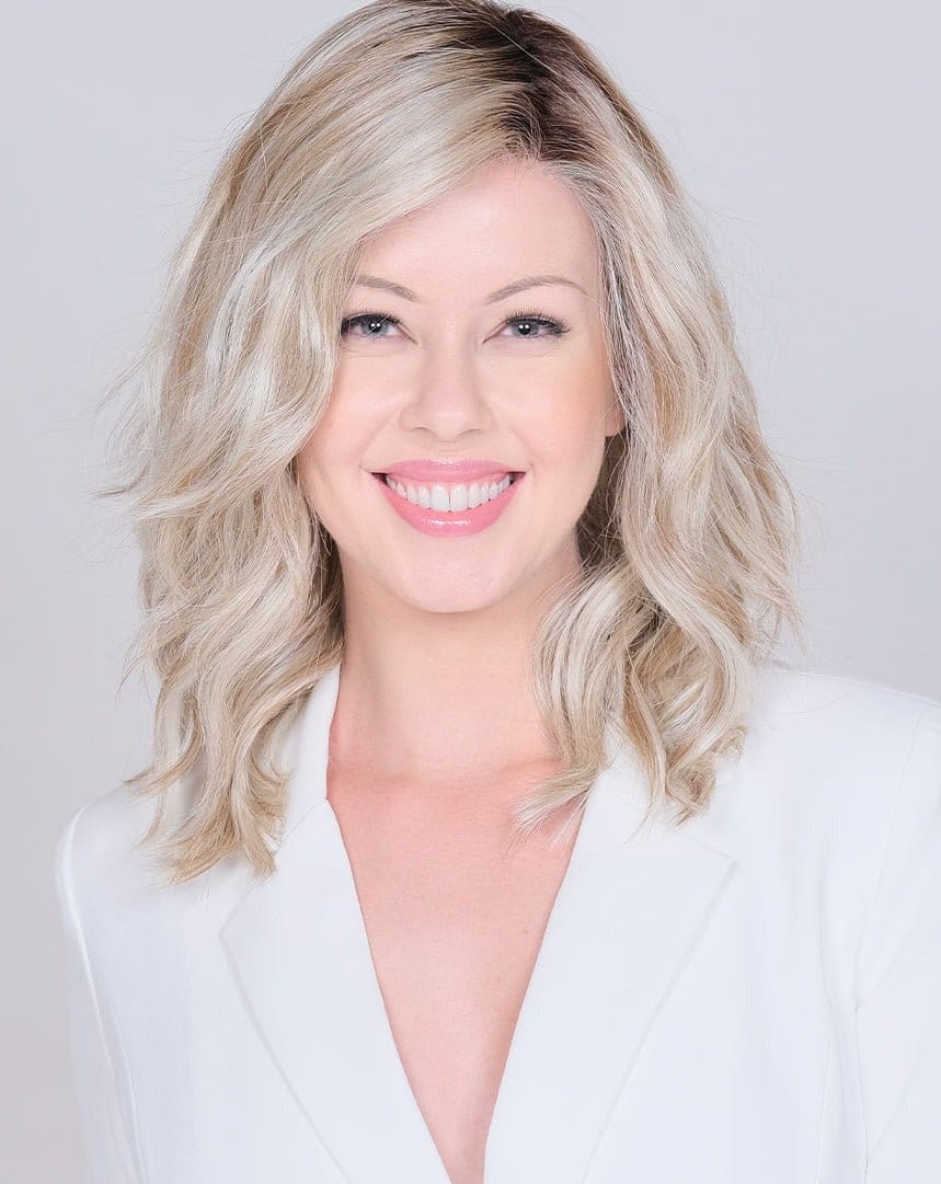 Dalgona 16" V by Belle Tress | HF Synthetic Lace Front Wig | Hand Tied - Image 6