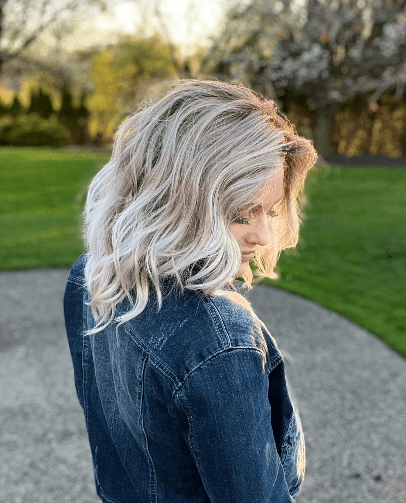 Dalgona 16" E by Belle Tress | HF Synthetic Lace Front Wig | Mono Part - Image 10
