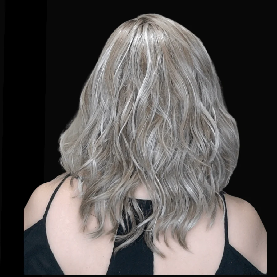 Dalgona 16" E by Belle Tress | HF Synthetic Lace Front Wig | Mono Part - Image 13
