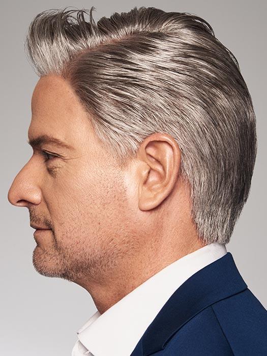 Distinguished by HIM | Men's Human Hair / Synthetic Blend Wig | Hand Tied - Image 3