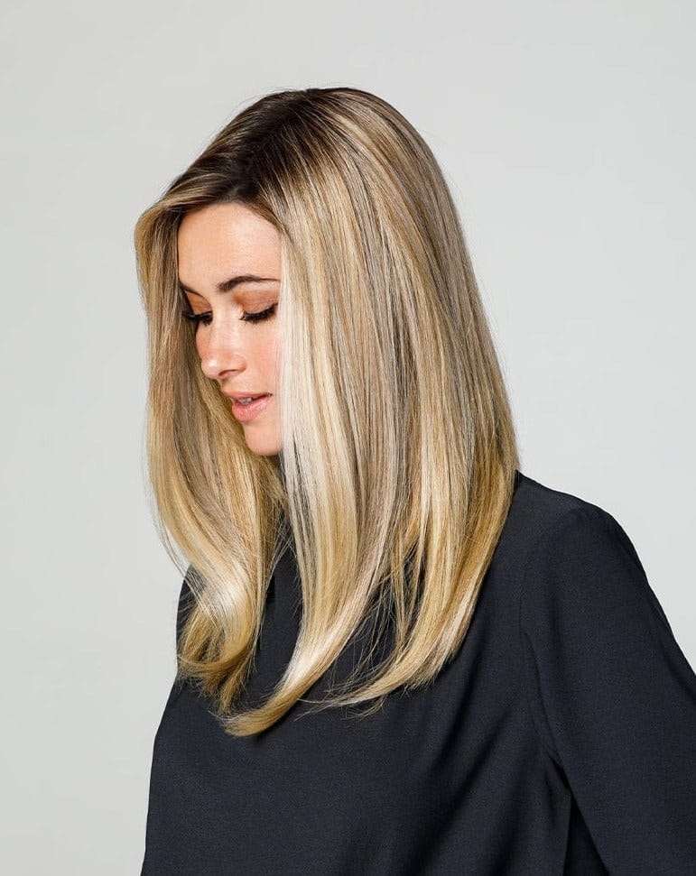 easiPart Medium HD 18" by easiHair | HF Synthetic Hair Topper