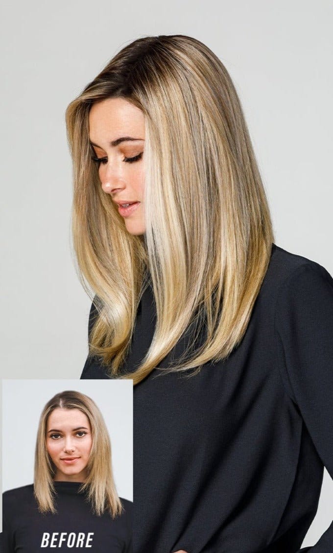 easiPart Medium HD 18" by easiHair | HF Synthetic Hair Topper - Image 2