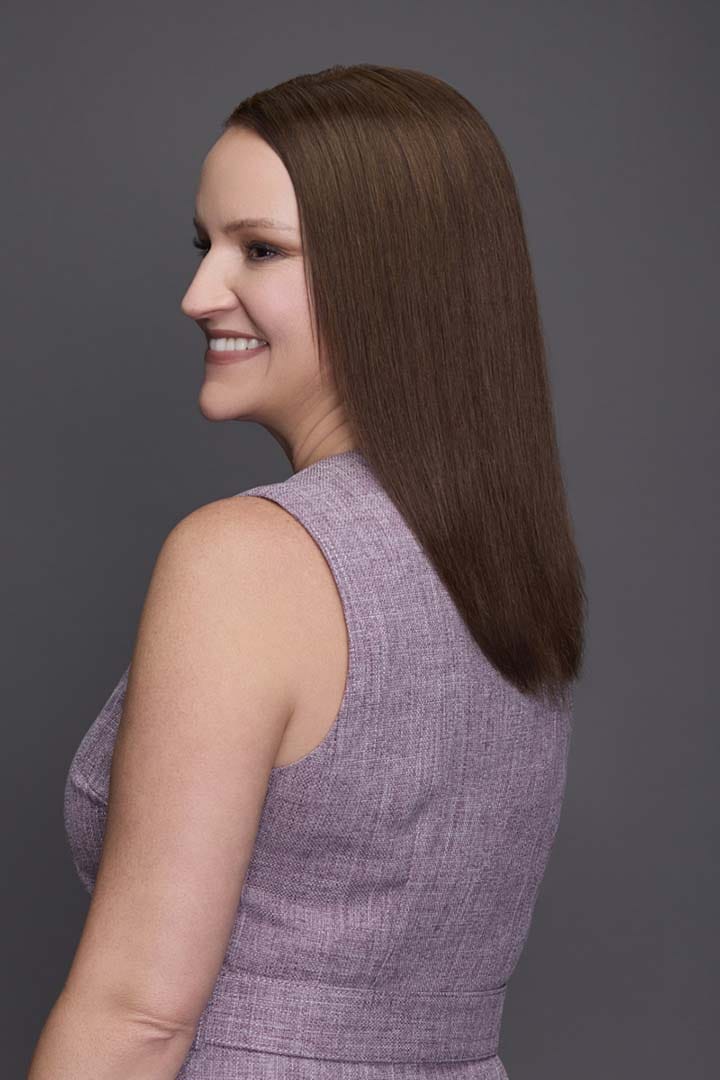 EasiPart XL Wide HH 14" by easiHair | Remy Human Hair Topper - Image 2