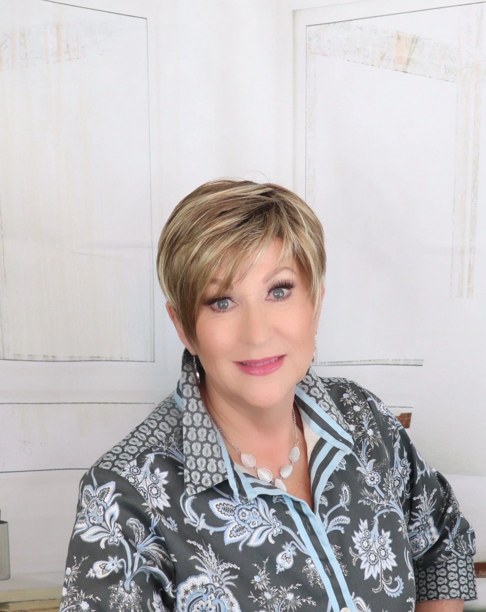 Easton Petite by Estetica | Synthetic Lace Front Wig | Mono Top - Image 7