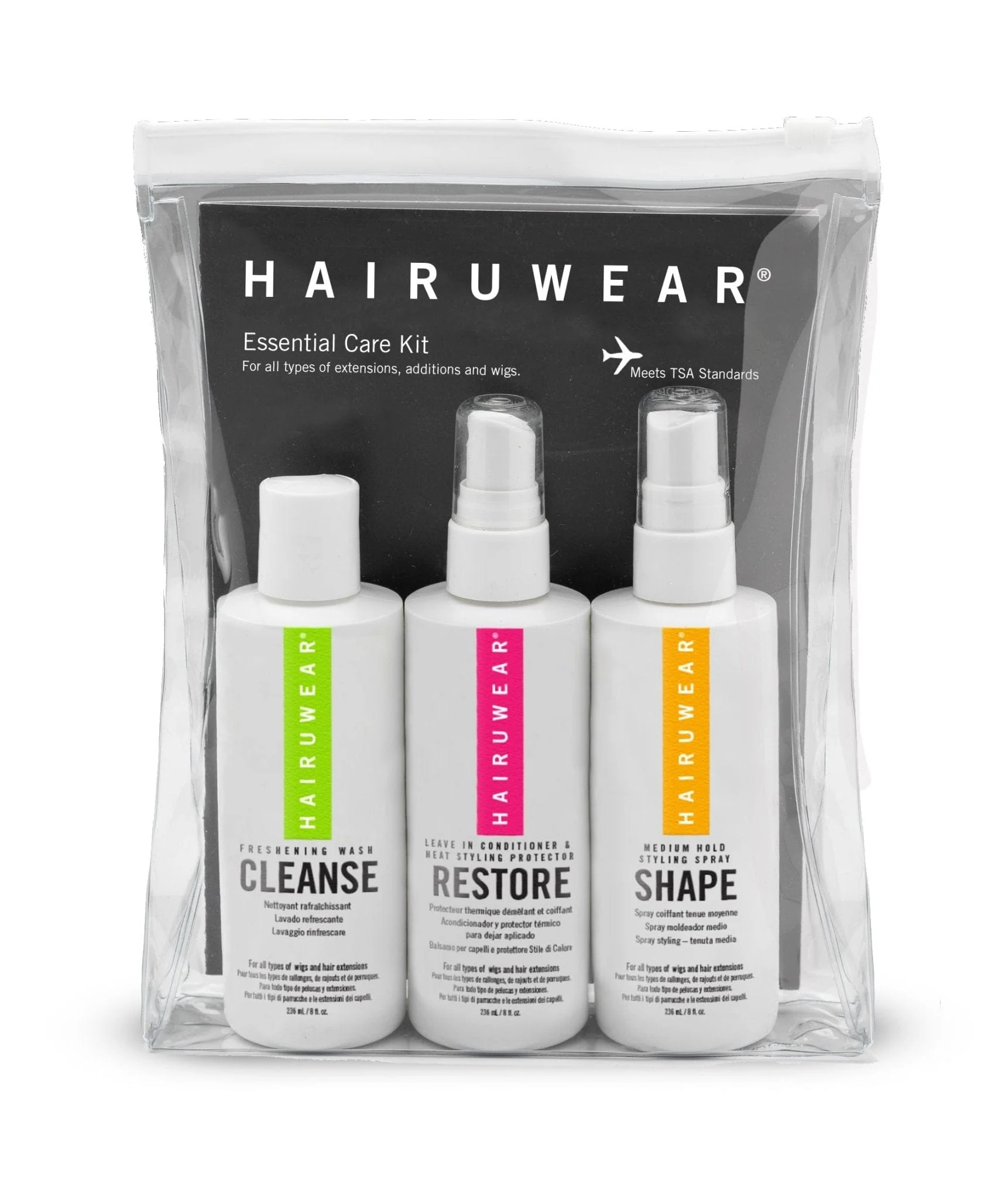 Essential Care Travel Kit by HairUWear