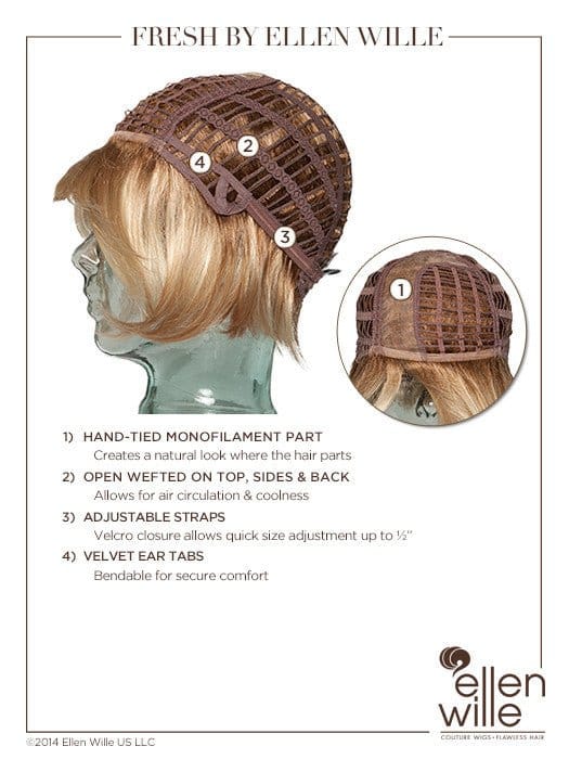 Fresh by Ellen Wille | Synthetic Wig | Mono Part - Image 10