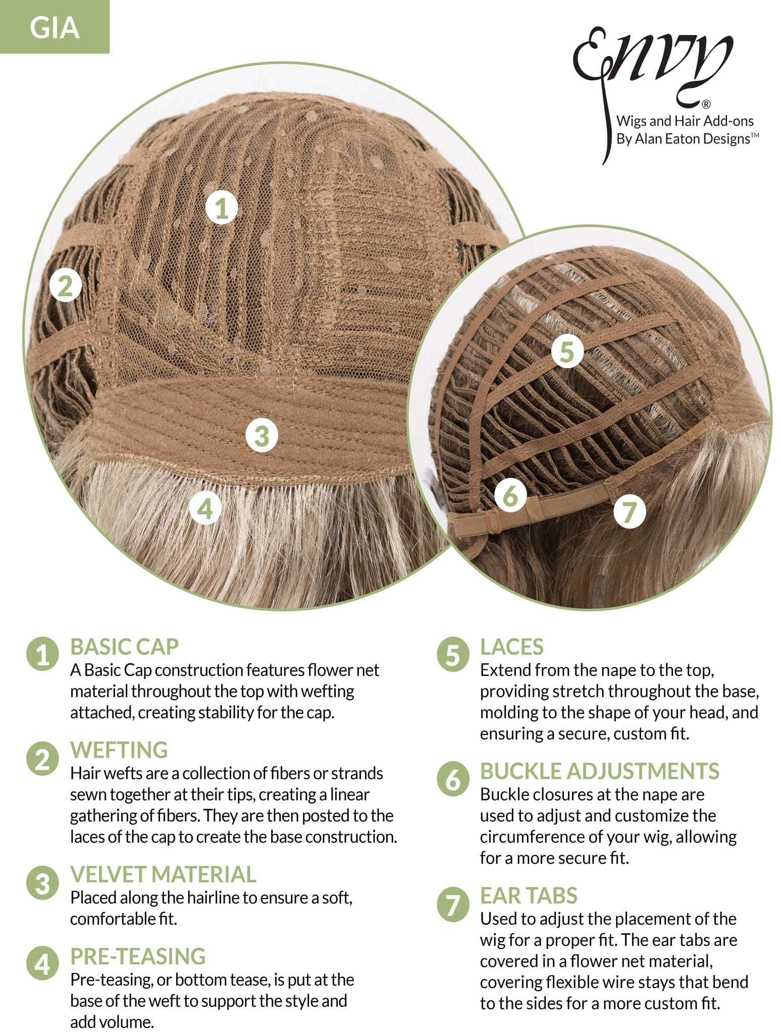 Gia by Envy | Synthetic Wig | Basic Cap - Image 17