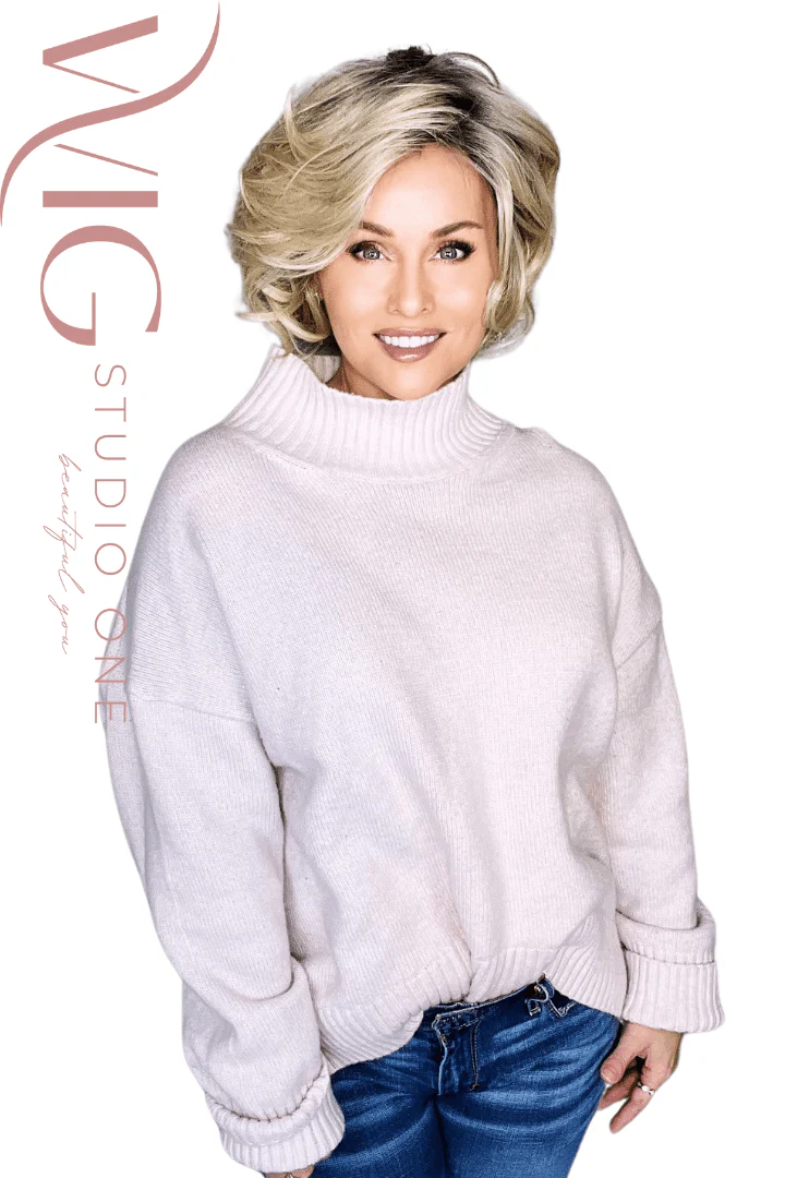 S105 Gloria by WigPro | Hand Tied HF Synthetic Lace Front Wig | Mono Top - Image 2