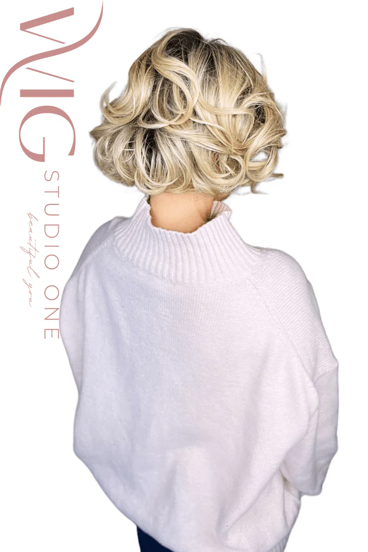 S105 Gloria by WigPro | Hand Tied HF Synthetic Lace Front Wig | Mono Top - Image 3