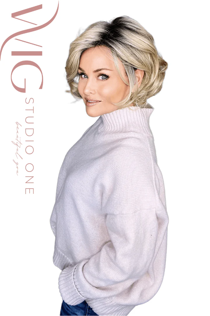 S105 Gloria by WigPro | Hand Tied HF Synthetic Lace Front Wig | Mono Top - Image 4
