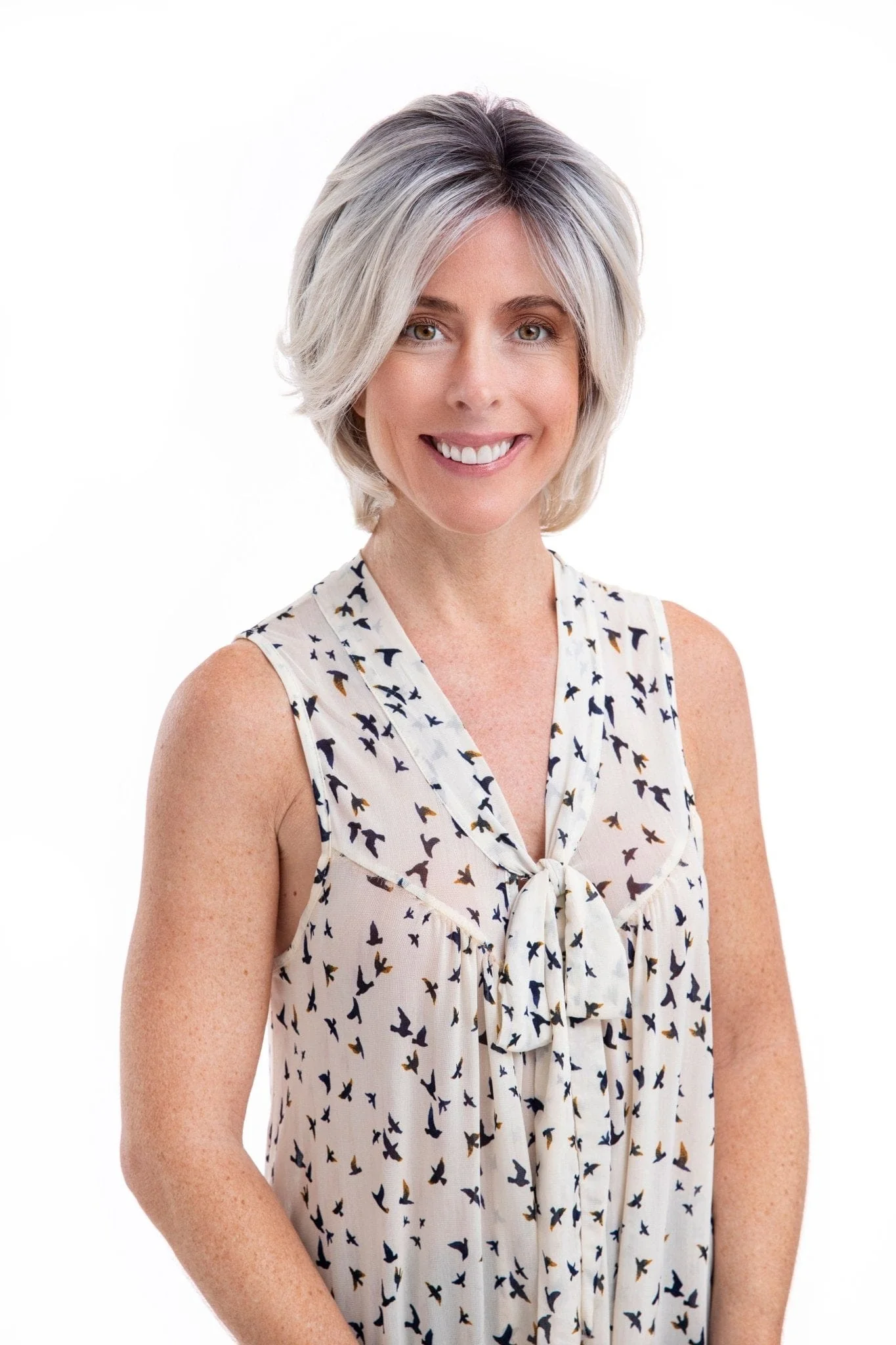 S105 Gloria by WigPro | Hand Tied HF Synthetic Lace Front Wig | Mono Top - Image 5
