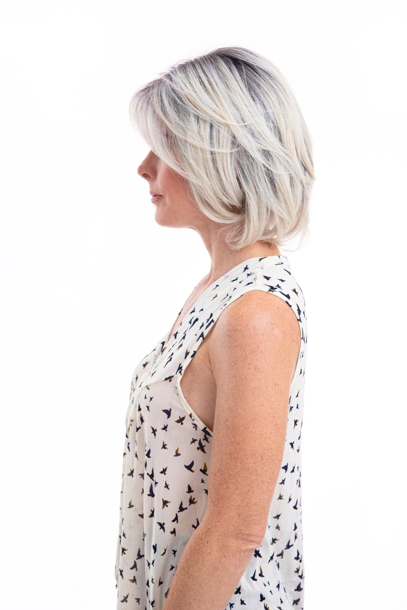 S105 Gloria by WigPro | Hand Tied HF Synthetic Lace Front Wig | Mono Top - Image 6