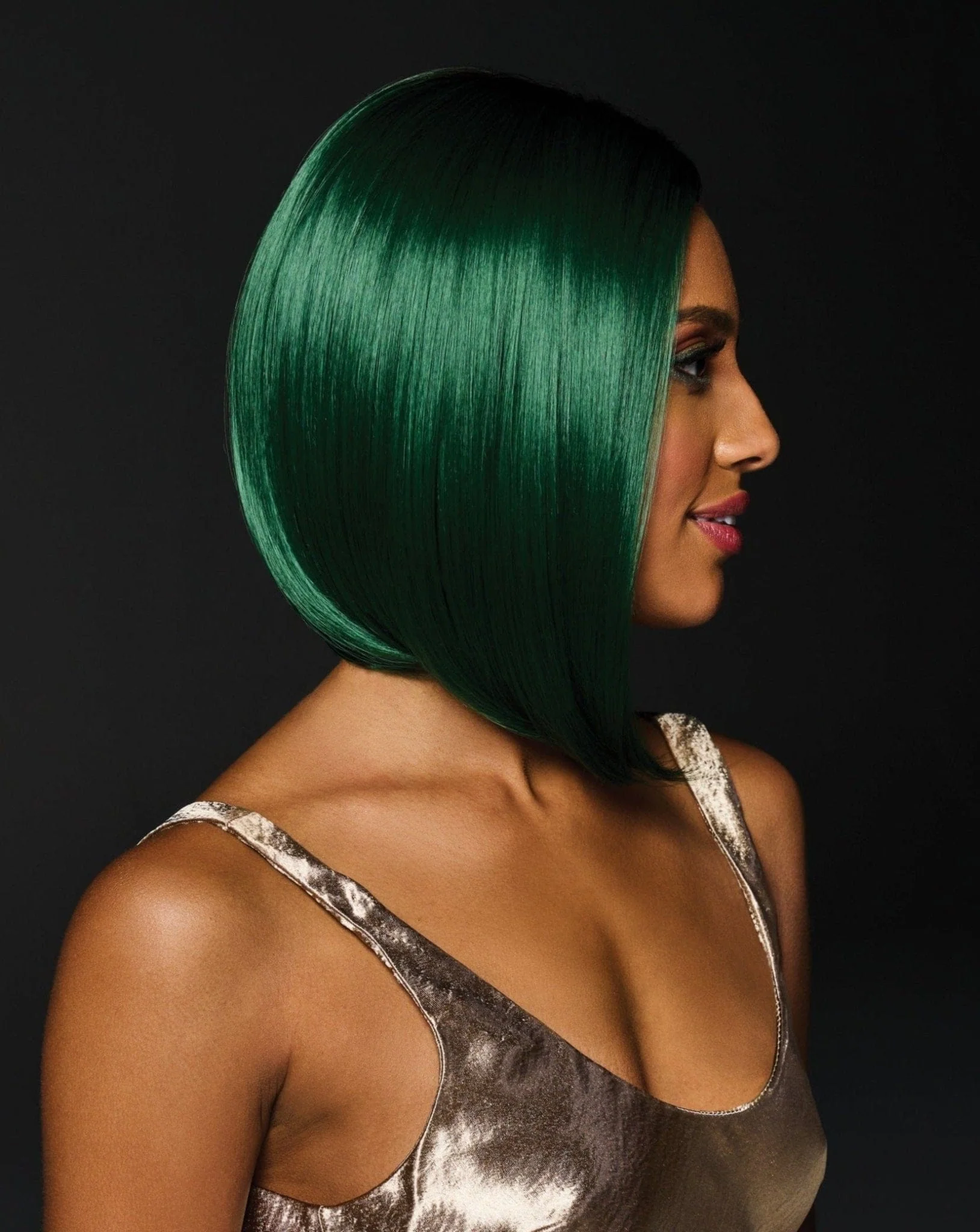 Green IRL by Hairdo | HF Synthetic Lace Front Wig | Mono Part - Image 10