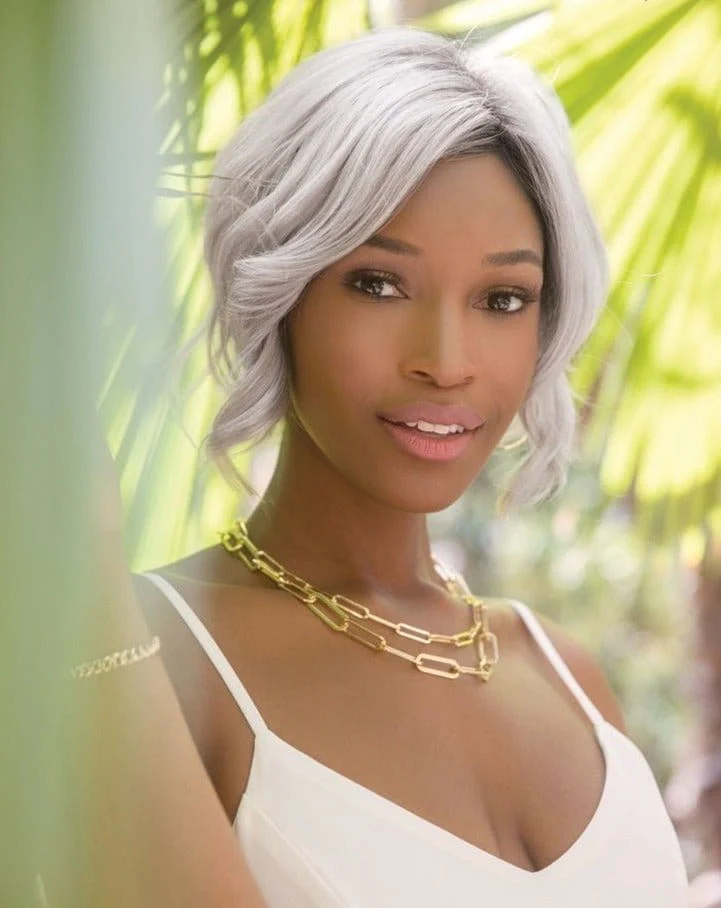 Hallie by Rene of Paris | Synthetic Lace Front Wig | Basic Cap