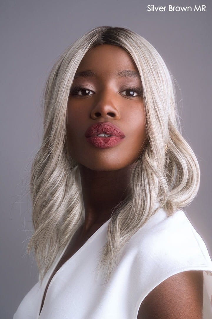 High Heat Mid Wavy by Rene of Paris | HF Synthetic Hair Topper - Image 2