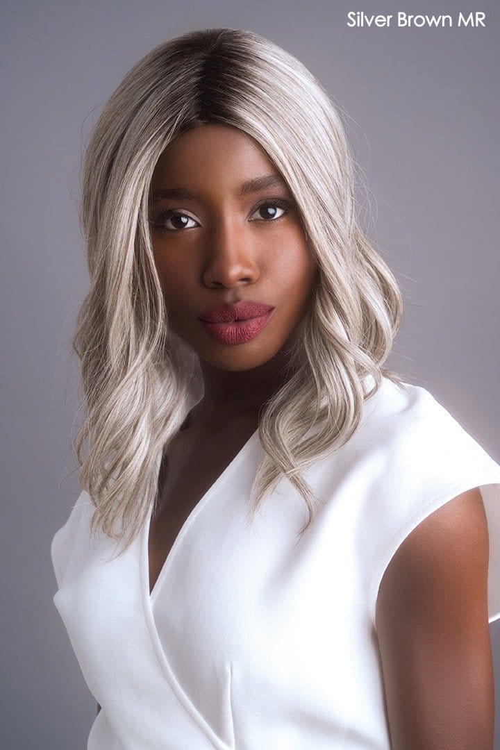 High Heat Mid Wavy by Rene of Paris | HF Synthetic Hair Topper - Image 3