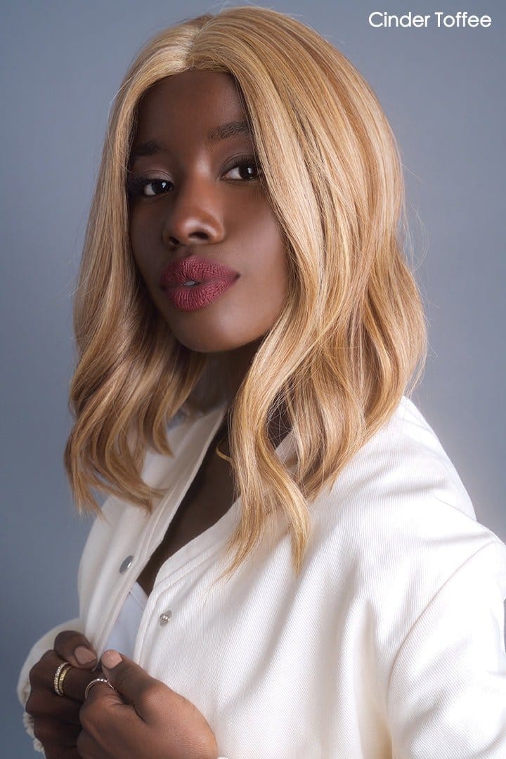 High Heat Mid Wavy by Rene of Paris | HF Synthetic Hair Topper - Image 4