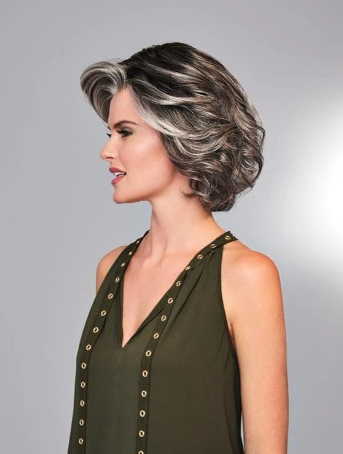 High Impact by Gabor | Synthetic Lace Front Wig | Mono Part - Image 4