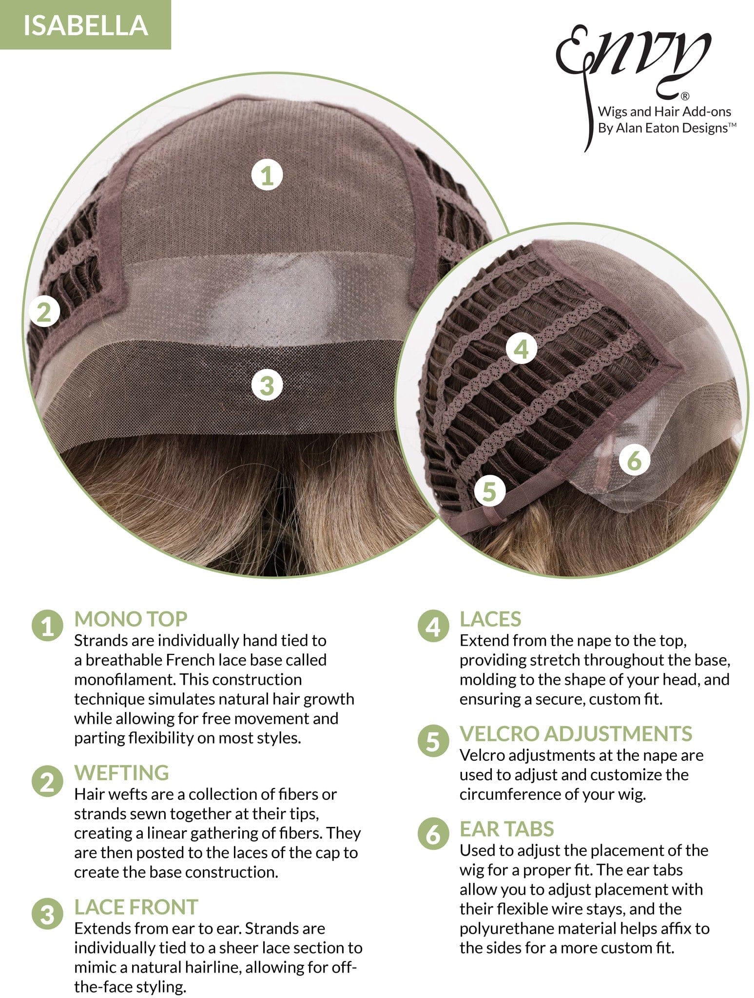 Isabella by Envy | Human Hair/Heat Friendly Synthetic Blend Wig - Image 17