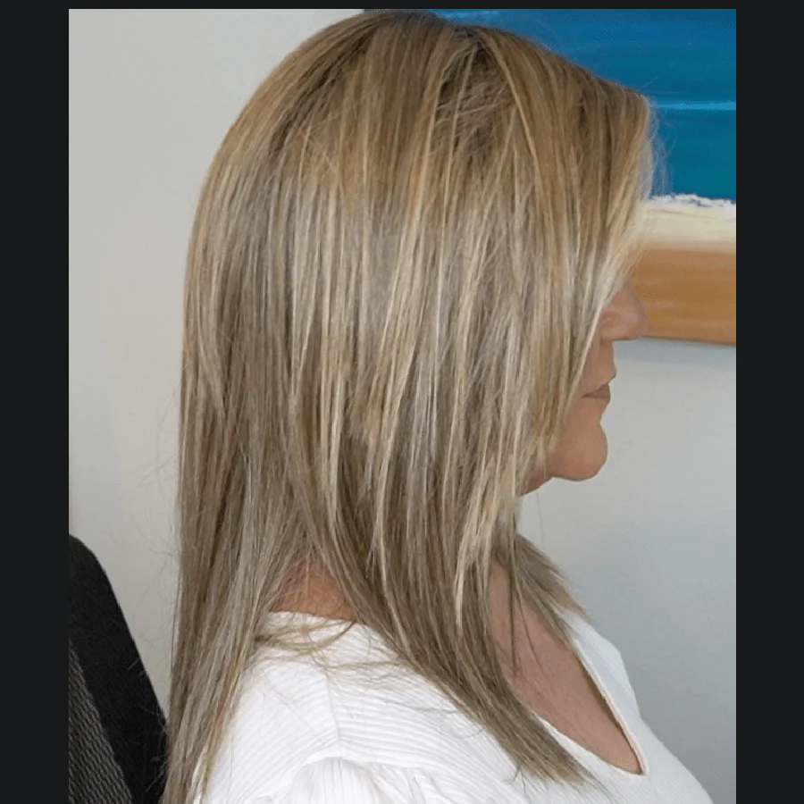 Kushikamana 18 E by Belle Tress | HF Synthetic Lace Front Wig | Mono Part - Image 7
