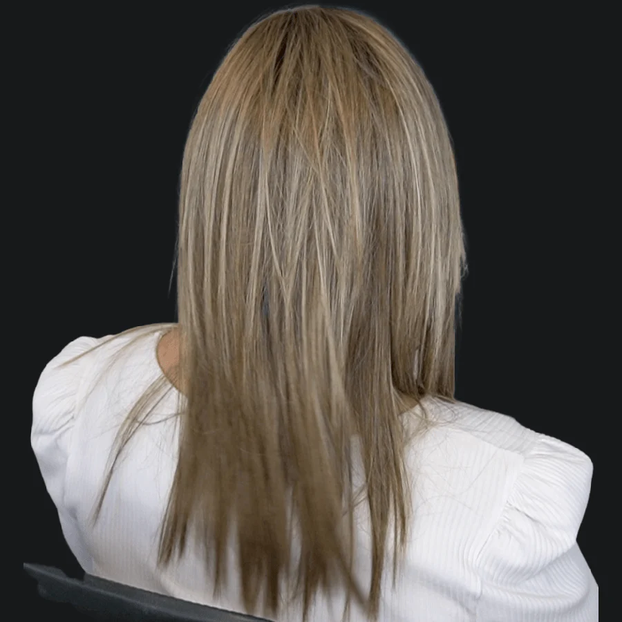 Kushikamana 18 E by Belle Tress | HF Synthetic Lace Front Wig | Mono Part - Image 8