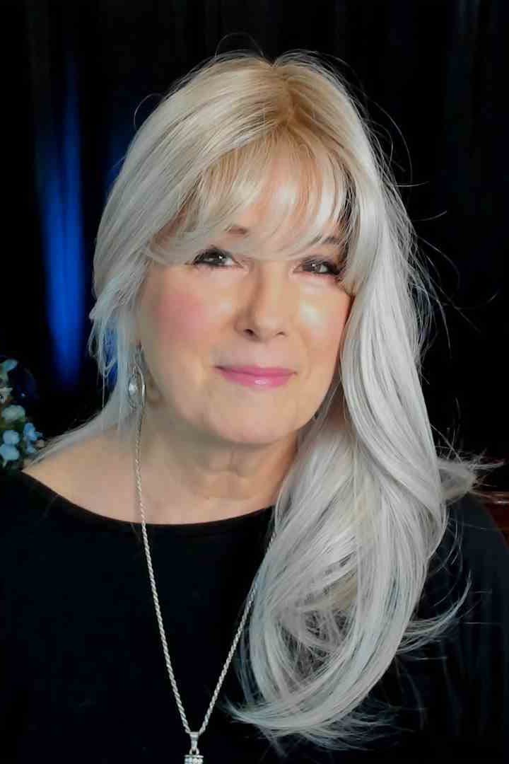 Lace Front Mono Part Bangs 19" Hair Topper by Belle Tress - Image 6