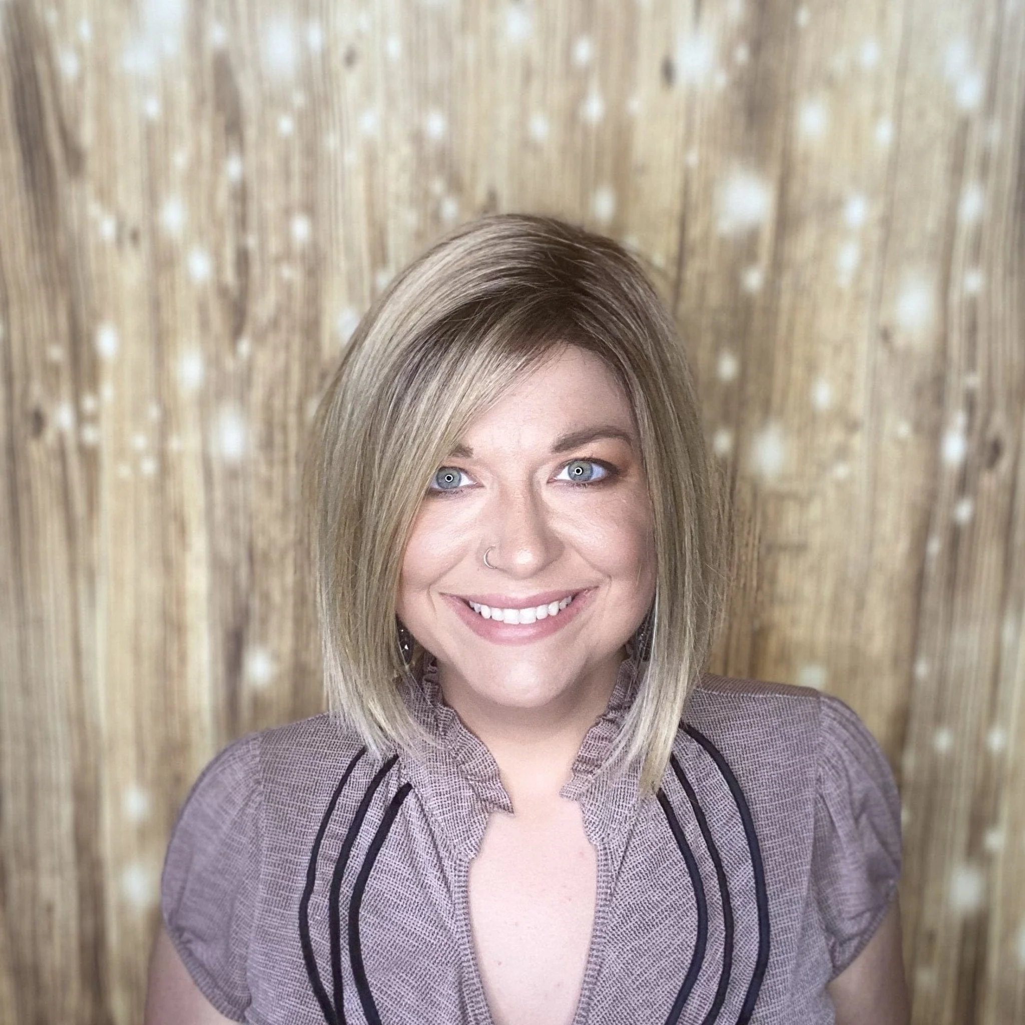 Open Box | Café Chic E by Belle Tress | HF Synthetic Lace Front Wig | Mono Part | BrownSugar SweetCream - Image 10
