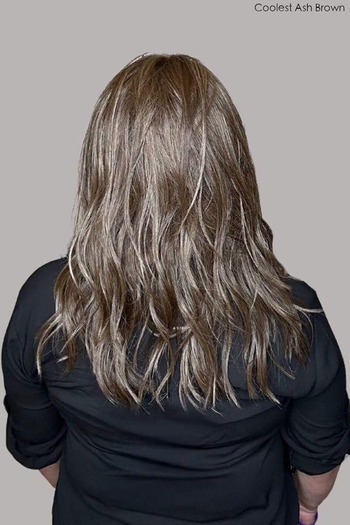 Open Box | Cambridge by Belle Tress | HF Synthetic Lace Front Wig | Mono Part | Triple Chocolate-R - Image 8
