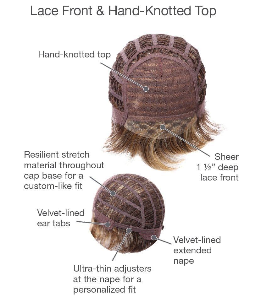 Carte Blanche Large by Gabor | Synthetic Lace Front Wig | Mono Top - Image 12