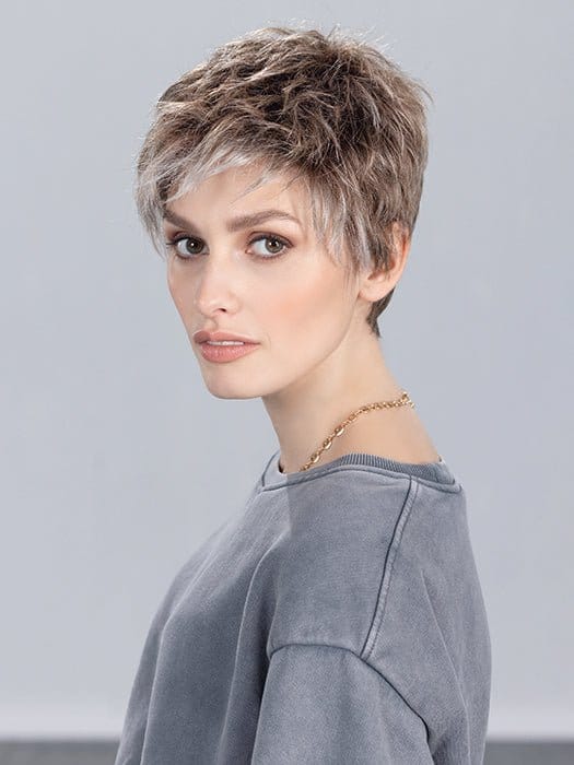 Open Box | Chat by Ellen Wille | HF Synthetic Lace Front Wig | Basic Cap | Sandy Blonde Rooted - Image 7