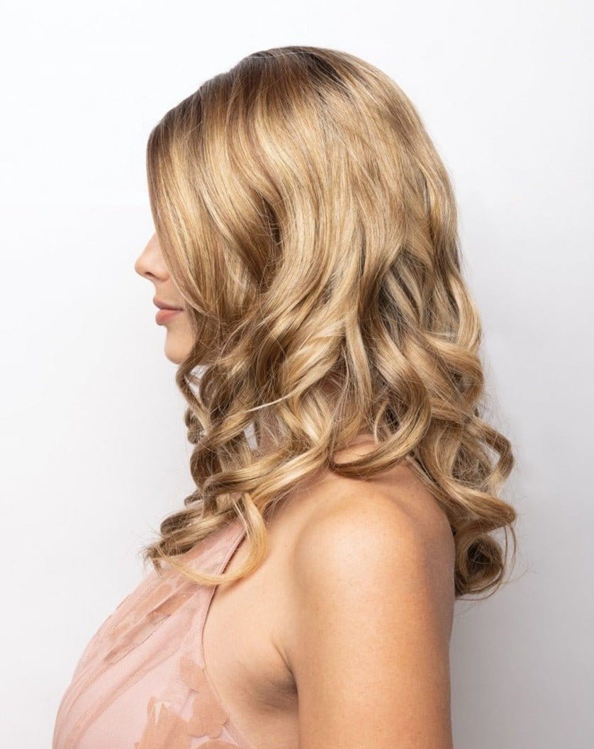 Ensley Top Piece by Rene of Paris | Synthetic Lace Front Hair Topper - Image 5